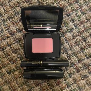 Package for Lancôme, blush, lipstick(364 oohlala), mascara